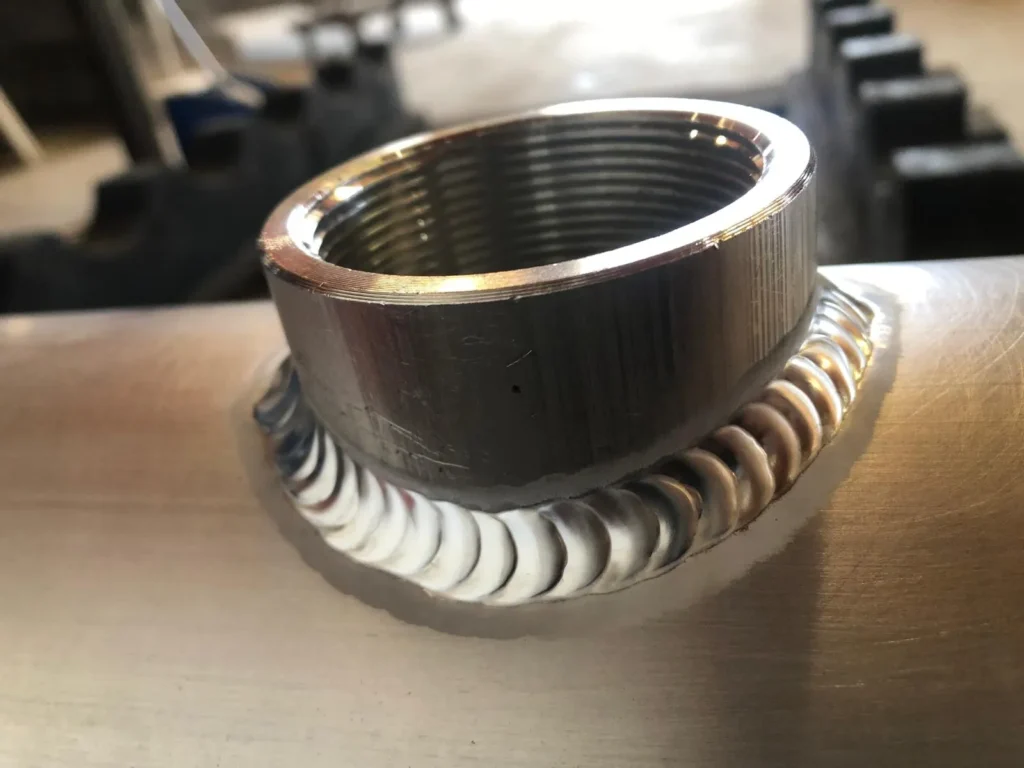 Aluminum pipe welding services in Houston by certified welders